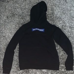 abercrombie box logo hoodie